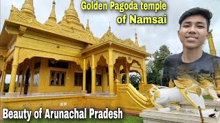 Beautiful temple of Arunachal Pradesh || Northeast India || Golden pagoda temple #hajong #vlog #new