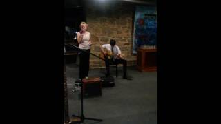 Lexi Rose singing at her Graduation