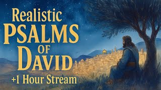 Realistic Psalms of David 1–20 | Ancient Instruments, Harp, Flute & Worship Chant (1+ Hour)