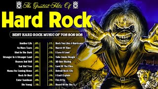 Iron Maiden, AC/DC, Black Sabbath, Dio, Motley Crue - HARD ROCK - Best Hard Rock Music 70s 80s 90s