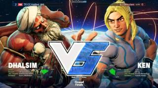 Street Fighter V - GRAND FINALS - TR Halibel  vs Demulant DG Spring 2016