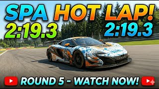 2:19.3 Spa Hot Lap | Round 5 Challenge (Driver POV)