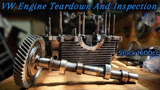 VW Engine Teardown and Inspection | Stock 1600cc Air-Cooled Engine