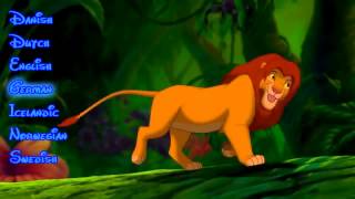 Lion King - Hakuna Matata (one-line Germanic multilanguage)
