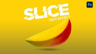 Slice Text Effect Motion Banner Design| How to tech