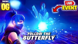 Fortnite's OG Cube Explosion and Butterfly LIVE Event!