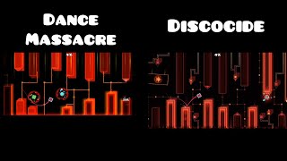 Dance Massacre vs Discocide: Side-by-Side Comparison | Geometry Dash