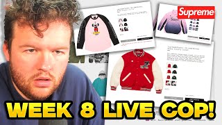 I SPENT OVER $1000 ON THIS DROP! SUPREME FW25 WEEK 8 LIVE COP 🔴 WHAT SOLD OUT FIRST?