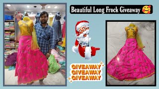 Beautiful Long Frock Giveaway 🥰 #giveaway #gift