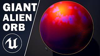 Unreal Engine 5: How to Make a Giant Alien Orb Material (Step by Step)