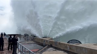 World most dangerous and massive valve and spillway’s operation first time in 2026 latest