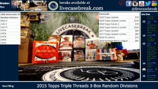 LiveCaseBreak Live Stream! - Personals, Random Divisionals!