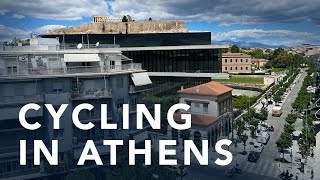 Cycling in central Athens, Greece - City tour