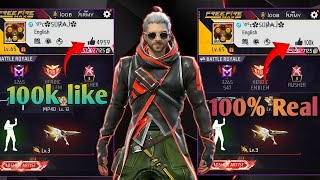 Free fire 100k like kaysay badhaen 🤑 100% Real video 🔥 || 100k like in One day #freefire 