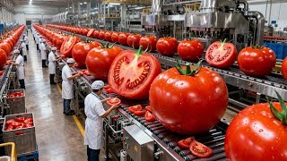 Inside the Modern Tomato Factory: From Field to Table (The Whole Process)