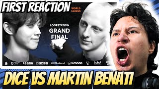 HE SUMMONED SPIRITS!! | DICE vs MARTIN BENATI - GBB25 Loopstation Grand Final | REACTION