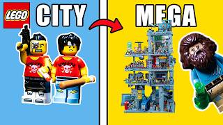 I built a LEGO CITY in a Mega Building