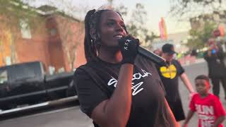 JuJu Beamon "Never Gonna Stop" & Empress Kirsten "Out of Sight" (LIVE)