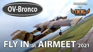 Fpv drone video | RC OV-10 Bronco scale warbird | airmeet 2021 | airplane by Hangar 9