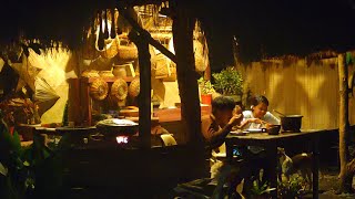 Harvesting Bitter Gourd and cook MUNG BEANS for happy dinner with my Family | Kabagis