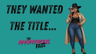 They Wanted The Title Without The Work | Anonymous Submission Reaction