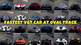 GRAN TURISMO 7 | FASTEST VISION GT CARS AT OVAL TRACK DAYTONA | ALL VISION GT CARS OVAL TRACK TEST