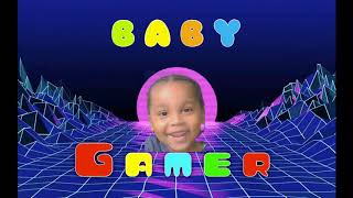 Baby Gamer Super Mario U with Dad!!