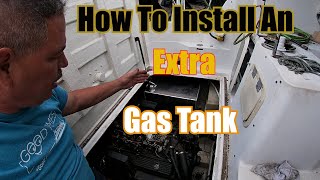 Boat Update Part 16: Installing The Extra Gas Tank - Bayliner 2450 Ciera (Part 2) #BoatRestoration