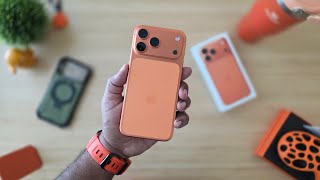 iPhone 17 Pro Max Cosmic Orange Unboxing featuring Supcase UB Grip...