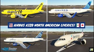 Flight Simulator Airbus A320 North American Liveries Pack on Xbox Series X! ✈️