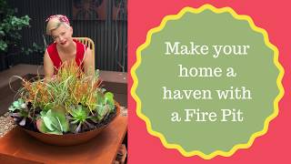 Planting out a firepit with plants // The Gardenettes