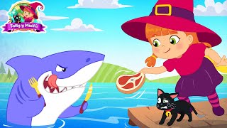 Aventuras en el Sueño de Misifú: ¡Pesadillas y Tiburones! 💤 #gatito #dibujosparaniños