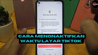 how to disable tiktok screen time