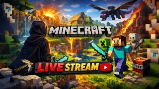 Minecraft LIVE 🔴 Survival Begins!