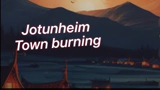 Jotunheim town burning. Vikings: War of Clans