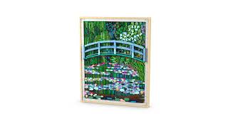 LEGO Art Claude Monet Bridge Over A Pond Of Water Lilies Construction Set 31220