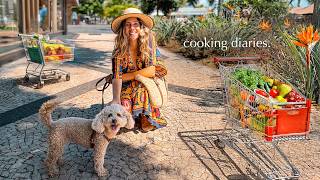 #35 Weekly Grocery Shopping in Portugal + Healthy Meal Prep 🥦🍗