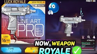Free Fire New Weapon Royale Spin – Big Luck & Mega Rewards