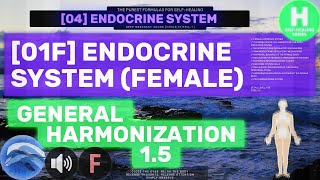 0401🐬 FEMALE Endocrine System 🔊 EXTREMELY DEEP Harmonizing Healing Sound