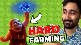 Hardcore farming for hammer jam .Clash of Clans Live🔥