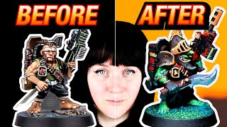 Turning Hobbits into Goblins for my Warhammer 40k Ork Army