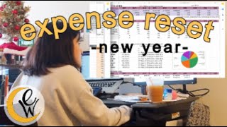 Preparing for a new year! Part 3: Expense Reset