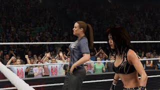 WWE 2K25 Candice Lerae with the attack - RAW
