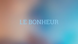 Jérémy Frerot – Le bonheur (Lyrics video)
