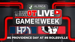 Watch Live: No. 6 Providence Day at No. 8 Rolesville - Alpaca Game of the Week
