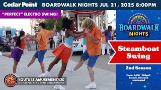 SWING DANCE "PERFECT (Electro Swing Remix)"  BOARDWALK NIGHTS 2025 Cedar Point @amusement420