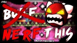 Geometry Dash - Buff This 100% by : boyofthecones | OMG I BEAT IT!!! song - ShutEye : Nerf This!