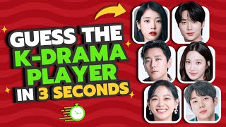 GUESS THE KOREAN DRAMA PLAYER IN 3 SECONDS ⏱️🔥 | PART 3