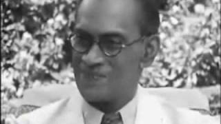 S.W.R.D Bandaranaike - Interviewed by the British National Television BBC