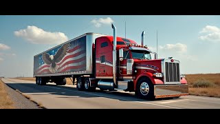 AMERICAN TRUCKING PLAYLIST #truckdriver #truckers #countrymusic #america